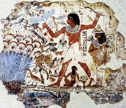 unknow artist Fowling in the Marshes,from the Tomb of Nebamun oil painting on canvas